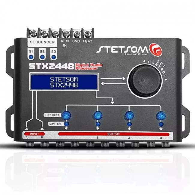 Processador de Audio STX2448 Stetsom